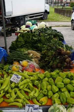 Dzień pierwszy w Grecji
- na targu w Leptokarii